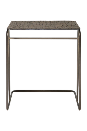 Metallic Modern End Table | Ethnicraft Ellipse | OROA.COM