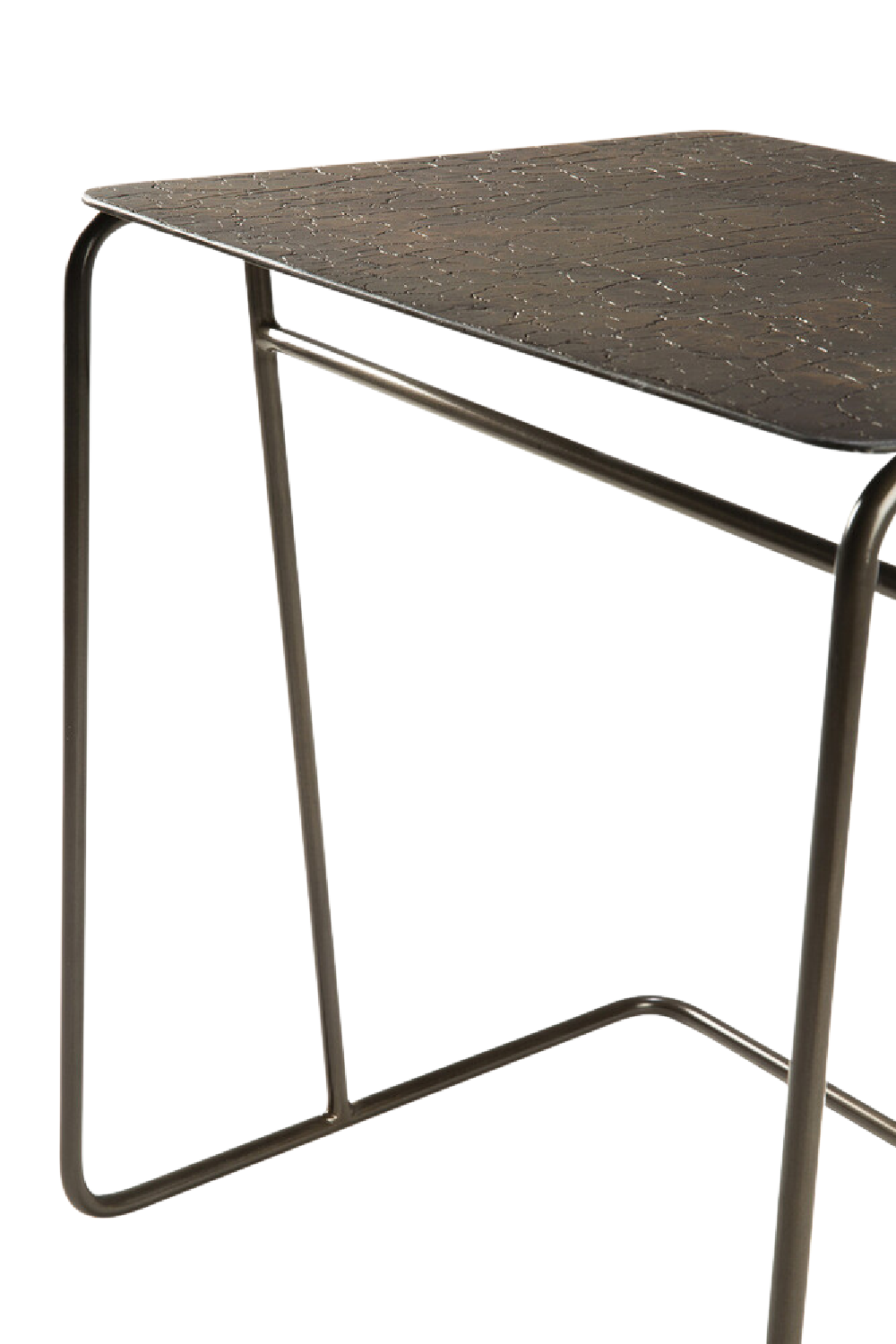 Metallic Modern End Table | Ethnicraft Ellipse | OROA.COM