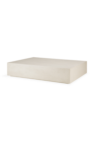 White Rectangular Coffee Table | Ethnicraft Elements | Oroa.com