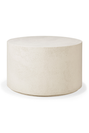Round Off-White Coffee Table | Ethnicraft Elements | Oroa.com