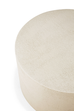 Round Off-White Coffee Table | Ethnicraft Elements | Oroa.com