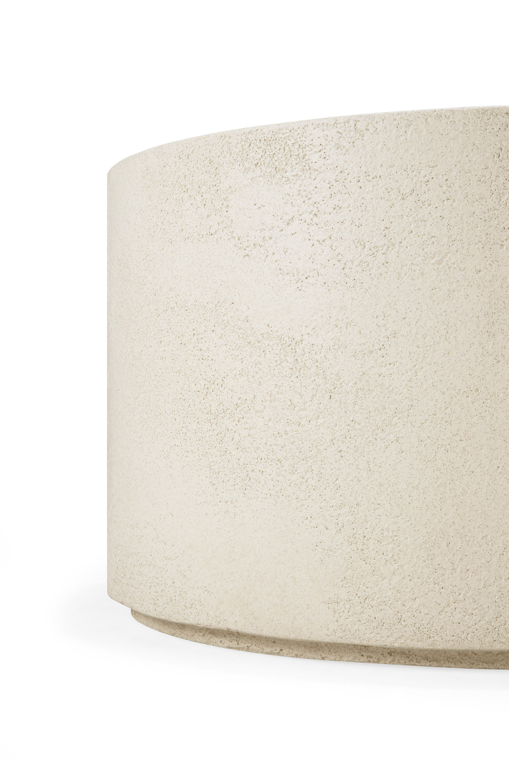 Round Off-White Coffee Table | Ethnicraft Elements | Oroa.com