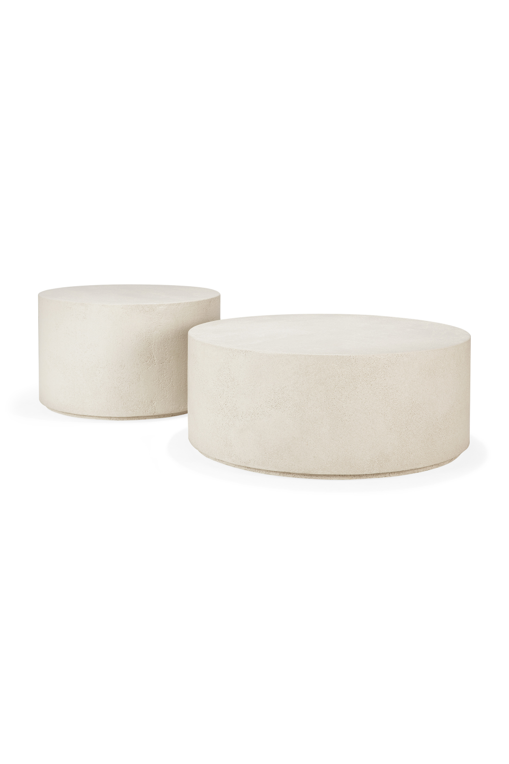 Round Off-White Coffee Table | Ethnicraft Elements | Oroa.com