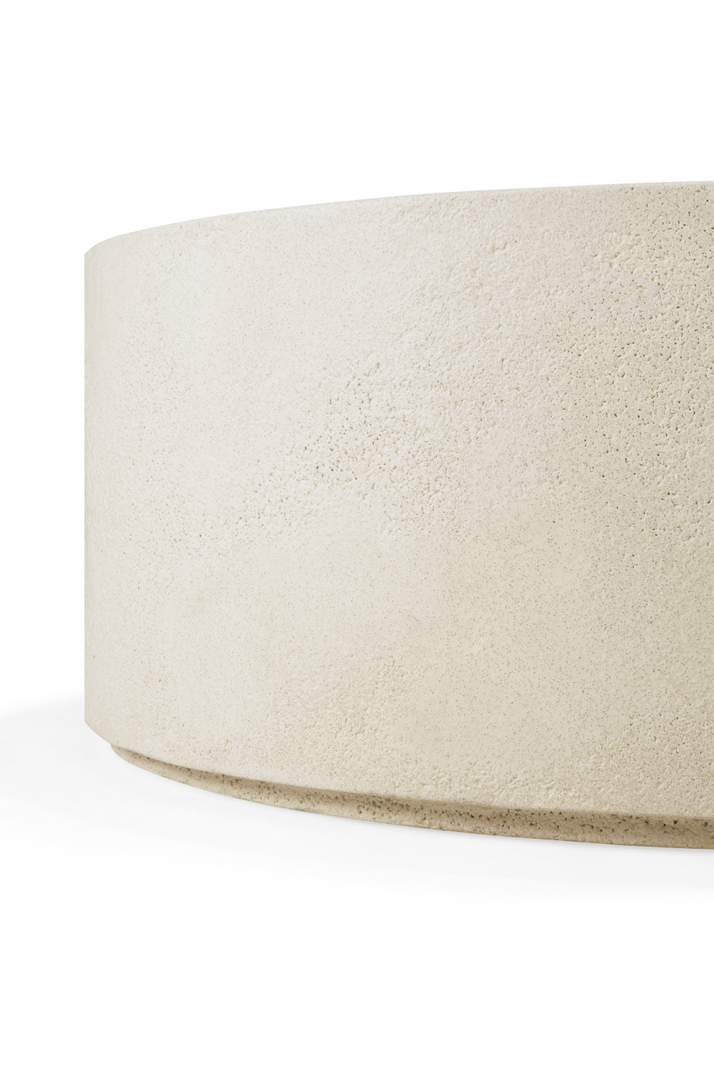 Round Off-White Coffee Table | Ethnicraft Elements | Oroa.com