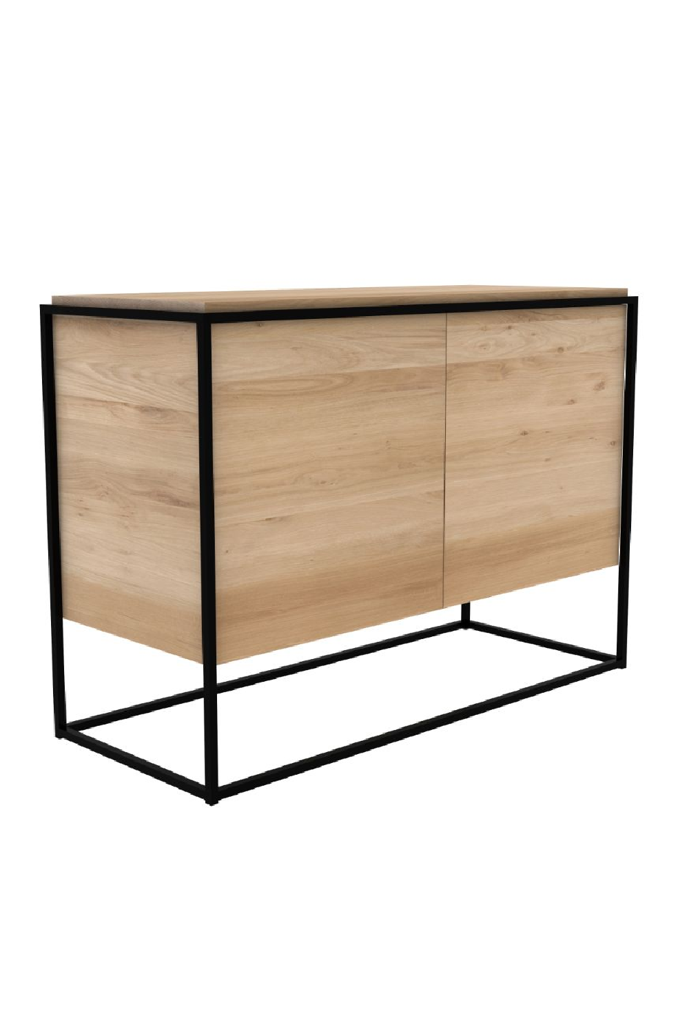 2-Door Wooden Oak Sideboard | Ethnicraft Monolit | Oroa.com