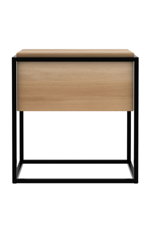 Oak Minimalistic Nightstand | Ethnicraft Monolit | OROA.com