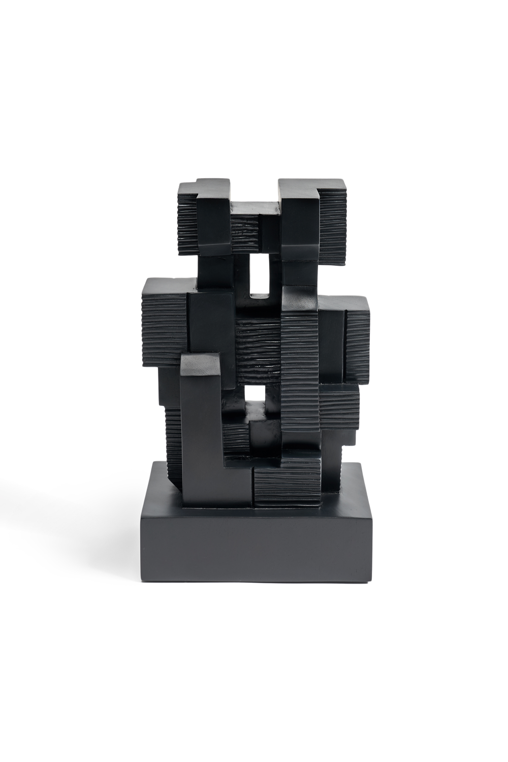 Contemporary Mahogany Sculpture | Ethnicraft Block | OROA.COM