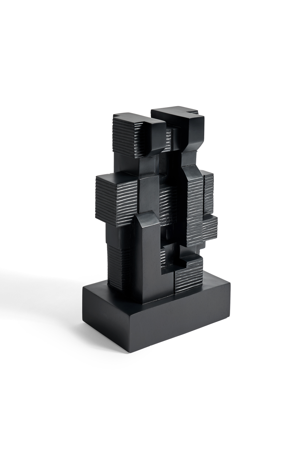 Contemporary Mahogany Sculpture | Ethnicraft Block | OROA.COM