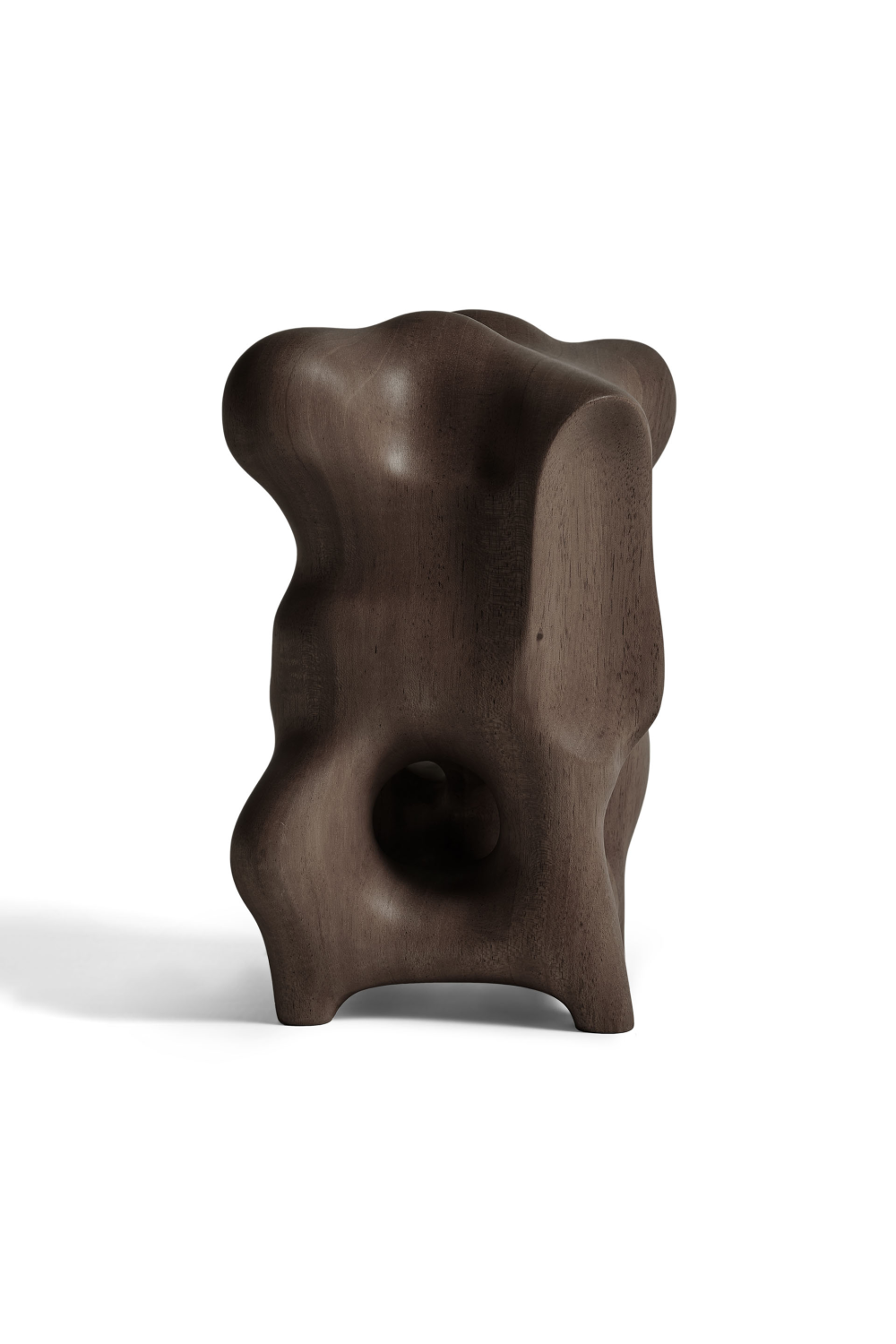 Varnished Sycamore Abstract Sculpture | Ethnicraft Organic | Oroa.com