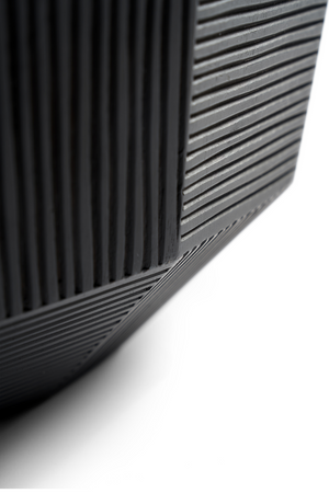 Black Mahogany Modern Bowl | Ethnicraft Striped | OROA.COM