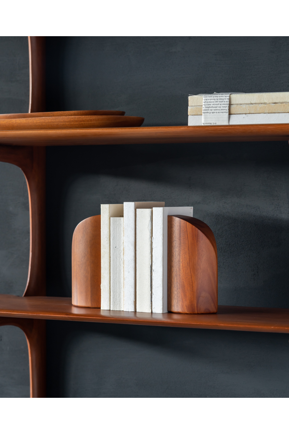 Modern Minimalist Book Ends (2) | Ethnicraft PI | Oroa.com