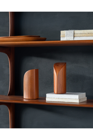 Modern Minimalist Book Ends (2) | Ethnicraft PI | Oroa.com