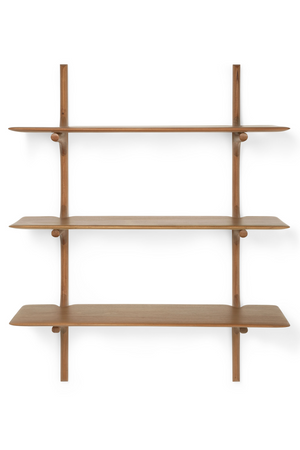 Varnished Mahogany Wall Shelf | Ethnicraft PI | Oroa.com