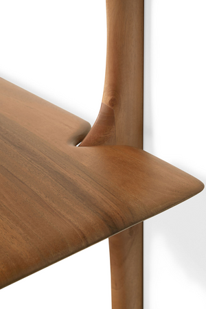 Varnished Mahogany Wall Shelf | Ethnicraft PI | Oroa.com