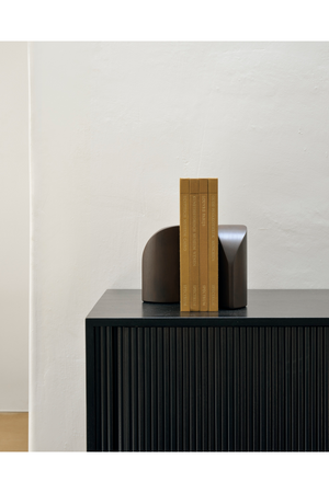 Modern Minimalist Book Ends (2) | Ethnicraft PI | Oroa.com