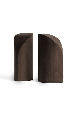 Modern Minimalist Book Ends (2) | Ethnicraft PI | Oroa.com