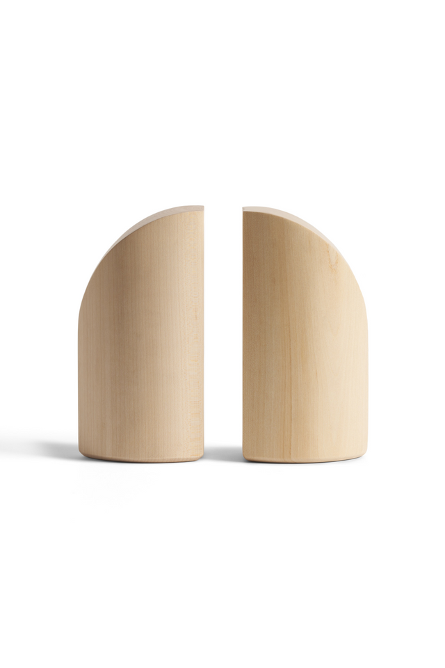 Modern Minimalist Book Ends (2) | Ethnicraft PI | Oroa.com