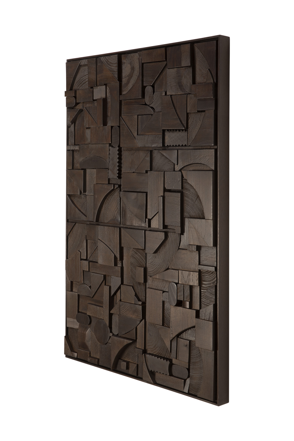 Rectangular Puzzle Wall Art | Ethnicraft Bricks | Oroa.com