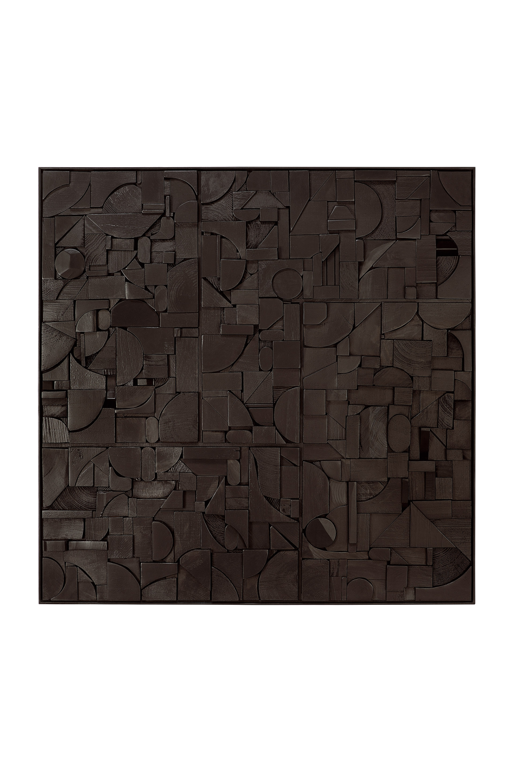 Square Puzzle Wall Art | Ethnicraft Bricks | Oroa.com