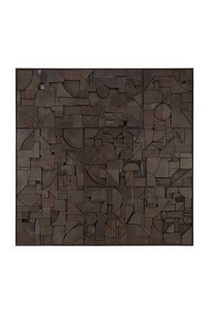 Square Puzzle Wall Art | Ethnicraft Bricks | Oroa.com