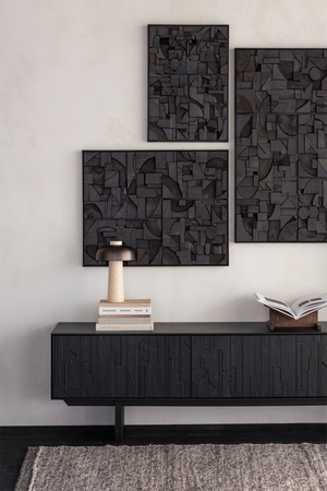 Square Puzzle Wall Art | Ethnicraft Bricks | Oroa.com