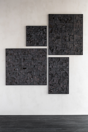 Square Puzzle Wall Art | Ethnicraft Bricks | Oroa.com