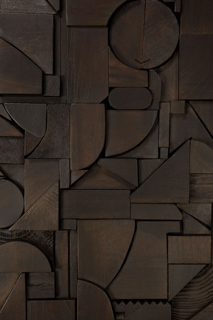 Square Puzzle Wall Art | Ethnicraft Bricks | Oroa.com