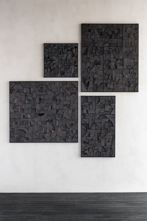Rectangular Puzzle Wall Art | Ethnicraft Bricks | Oroa.com