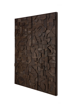 Rectangular Puzzle Wall Art | Ethnicraft Bricks | Oroa.com