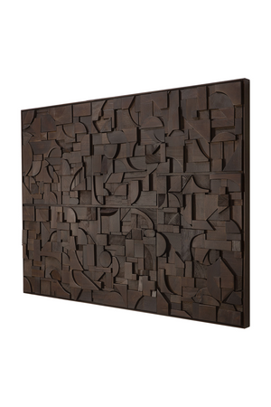 Rectangular Puzzle Wall Art | Ethnicraft Bricks | Oroa.com
