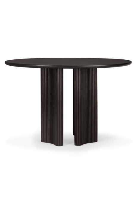 Brown Mahogany Dining Table | Ethnicraft Roller Max | Oroa.com