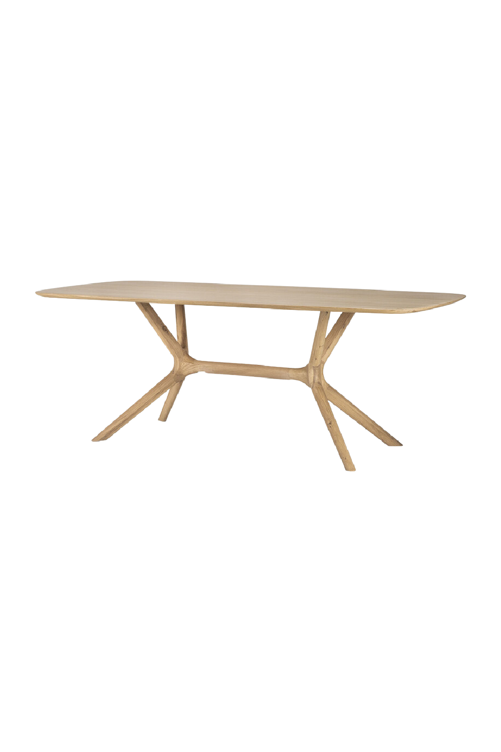 Cross Leg Oak Dining Table | Ethnicraft Oak | OROA.COM