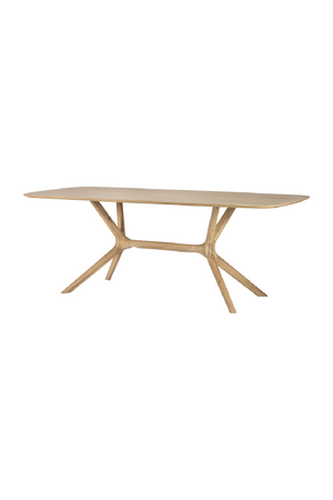 Cross Leg Oak Dining Table | Ethnicraft Oak | OROA.COM
