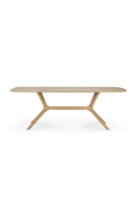 Cross Leg Oak Dining Table | Ethnicraft Oak | OROA.COM