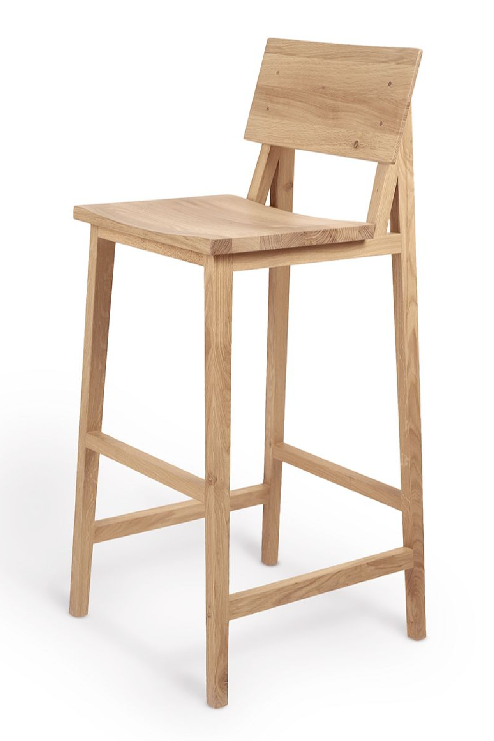Oak Bar Stool | Ethnicraft N4 | Oroatrade.com