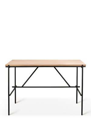 Varnished Oak Desk | Ethnicraft Oscar | Oroa.com