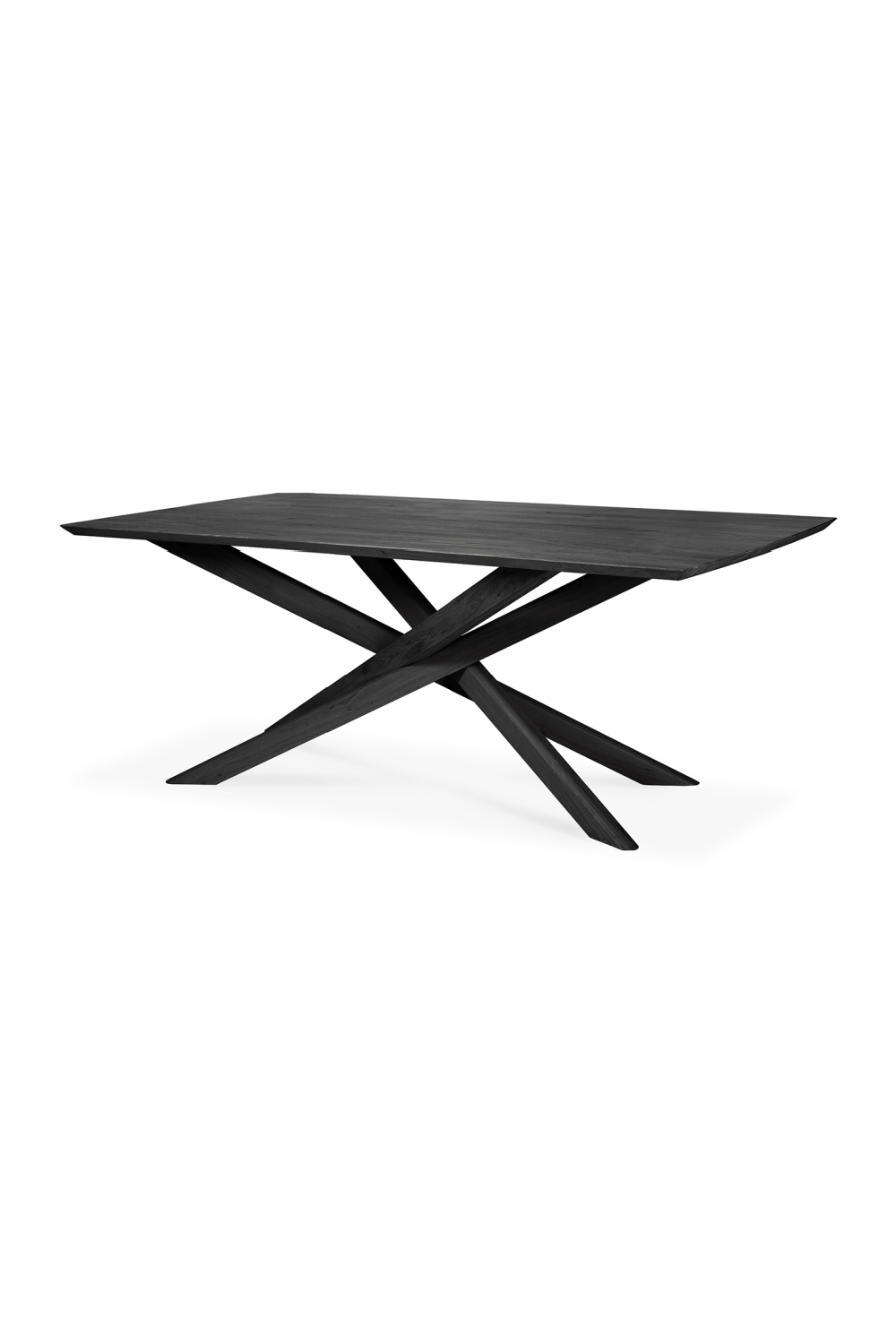 Rectangular Black Oak Dining Table | Ethnicraft Mikado | Oroa.com