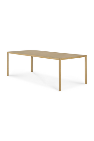 Varnished Oak Scandi Dining Table | Ethnicraft Air | Oroa.com