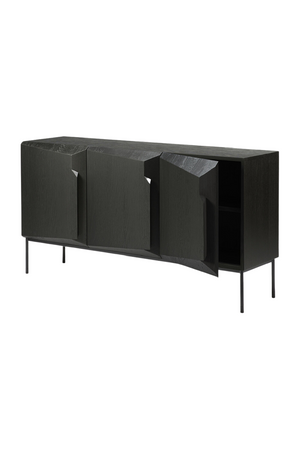 Black Oak Modern Sideboard | Ethnicraft Stairs