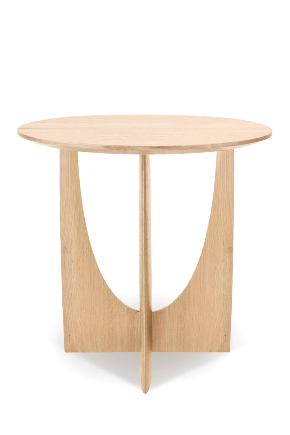 Modern Varnished Side Table | Ethnicraft Geometric | Oroa.com