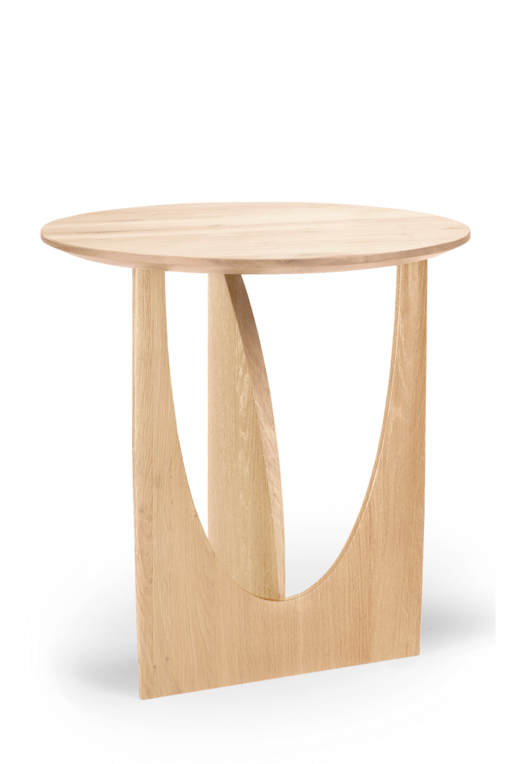 Modern Varnished Side Table | Ethnicraft Geometric | Oroa.com