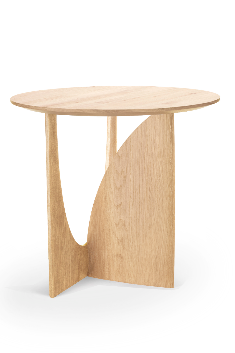 Modern Varnished Side Table | Ethnicraft Geometric | Oroa.com
