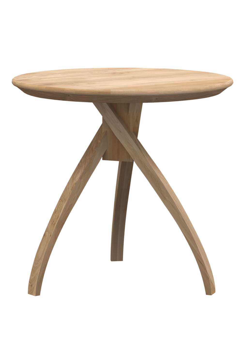 Oak Tripod Side Table | Ethnicraft Twist | OROA