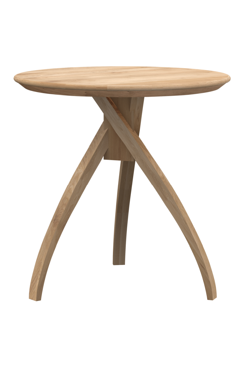 Oak Tripod Side Table | Ethnicraft Twist | OROA