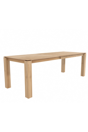 Oiled Oak Extendable Dining Table | Ethnicraft Slice | OROA.com