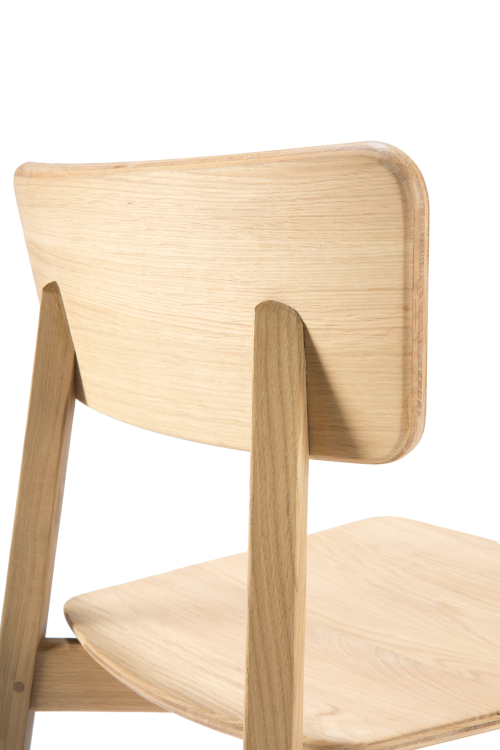 Oiled Oak Minimalist Dining Chair | Ethnicraft Casale | Oroa.com