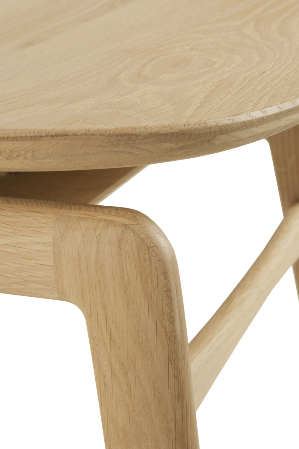 Oak Minimalistic Dining Chair | Ethnicraft Pebble | OROA.COM