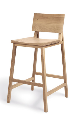 Oiled Oak Counter Stool | Ethnicraft N3 | Oroa.com