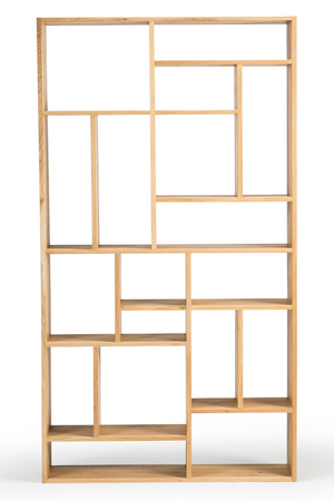 Multilevel Shelf Bookcase | Ethnicraft M | OROA.COM