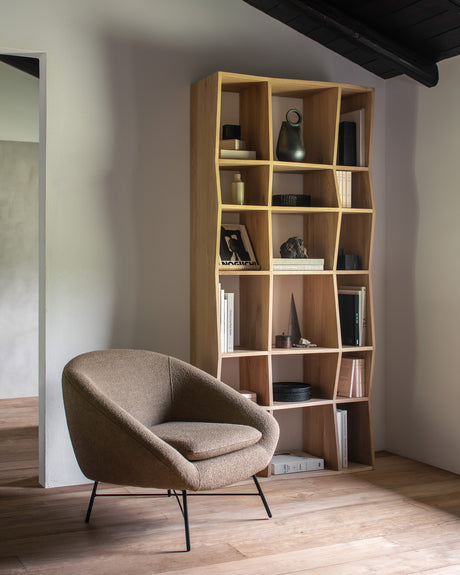   Oiled Oak Book Rack | Oroa.com